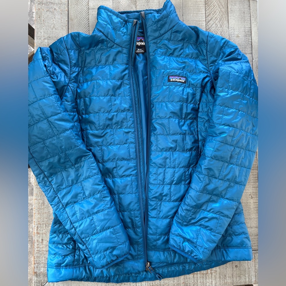 Patagonia Blue Quilted Jacket